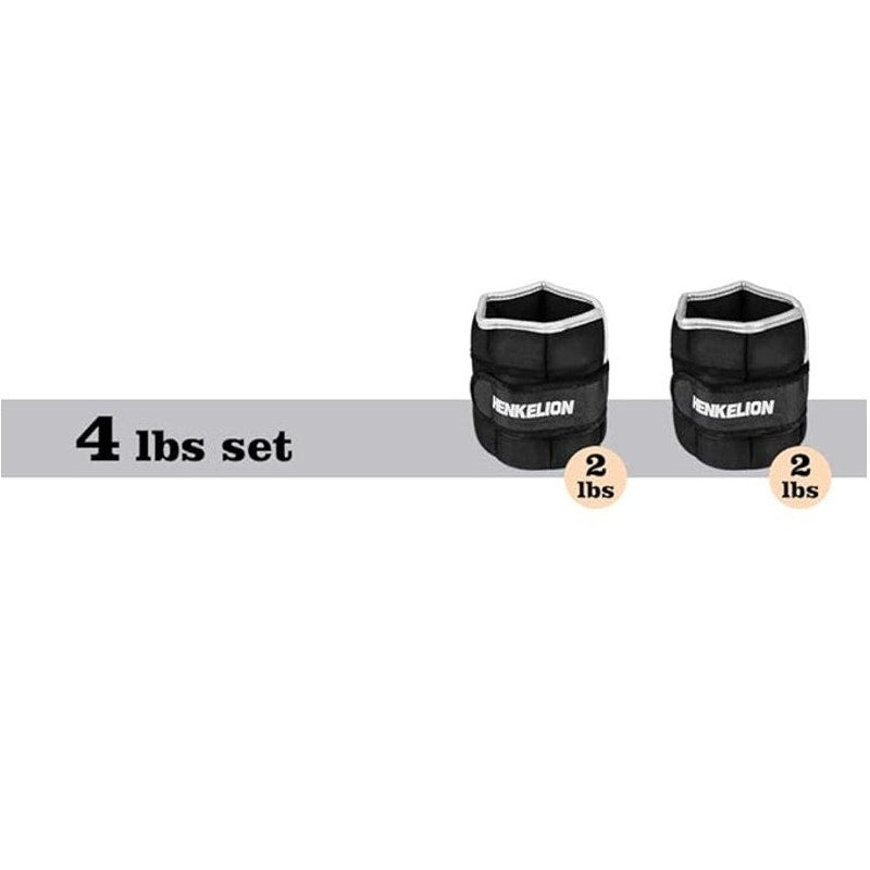 Adjustable Ankle Weights 1-2 LBS for Jogging, Gymnastics, Aerobics, Phy. Therapy