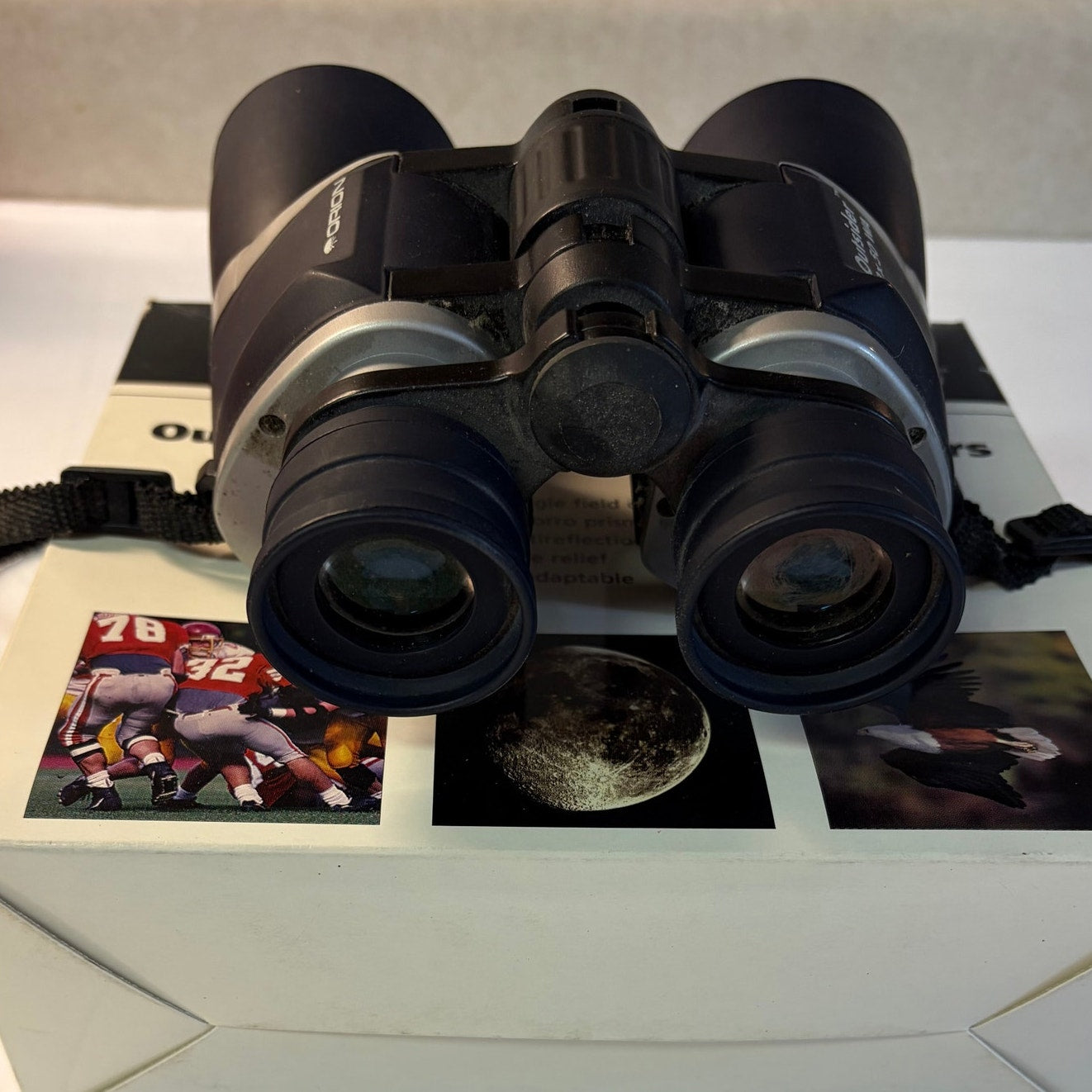 Vintage 1998 Orion Outsider 10x50 Wide‑Angle Binoculars Black Silver Complete Set