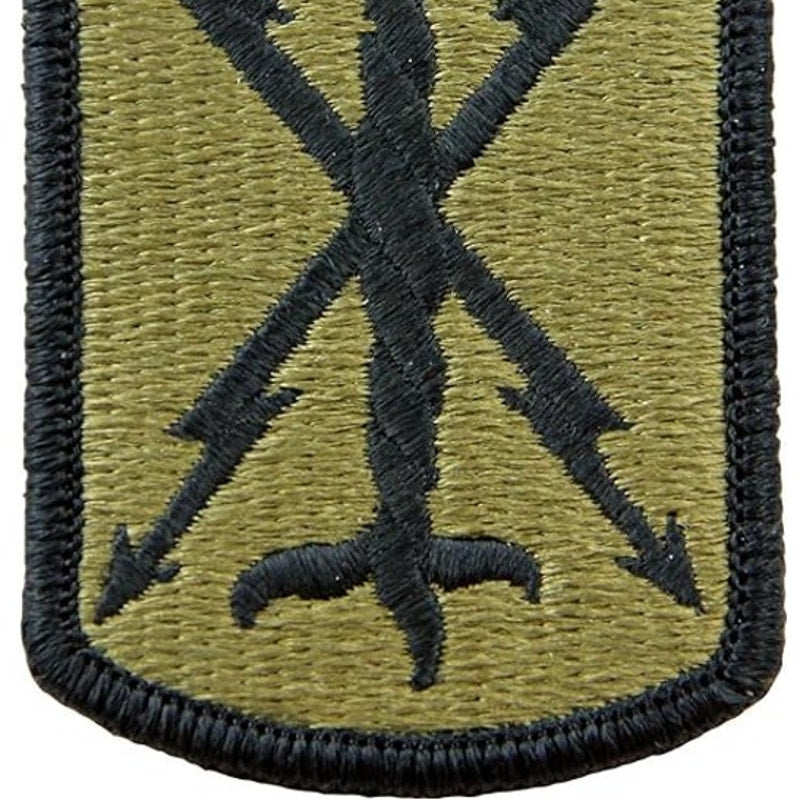 US Army 17th Field Artillery Brigade SSI Patch OCP Subdued Hook Back 3" × 2"