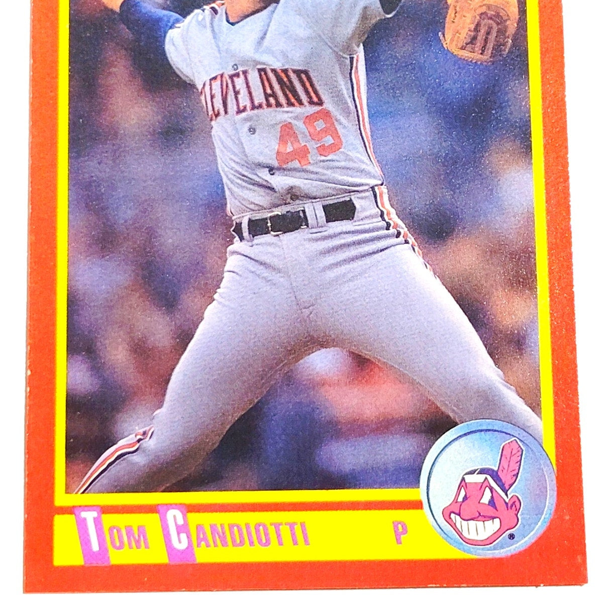 1990 Score Tom Candiotti #269 Cleveland Indians Pitcher MLB Baseball EX