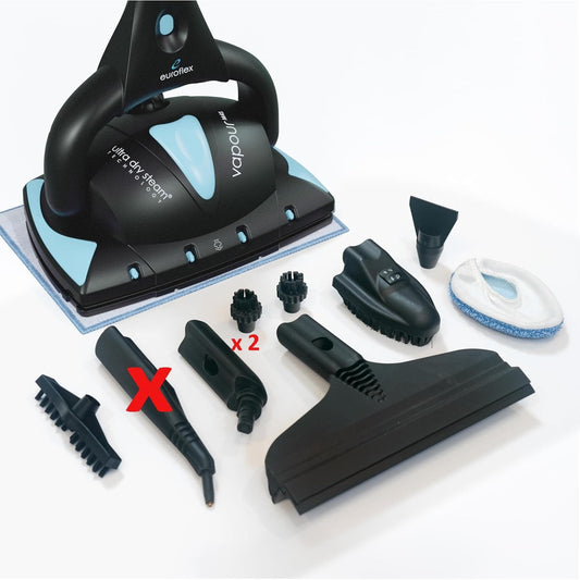 Euroflex Vapour Hybrid Pro Steam Mop & All‑in‑One Steam Cleaner w/ Accessories