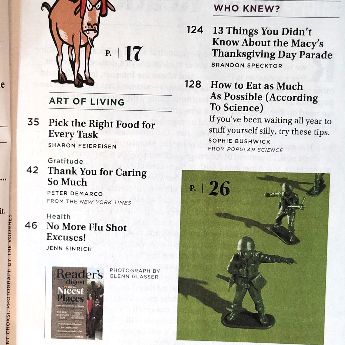 Reader's Digest November 2017 - The 10 Nicest Places in America Magazine