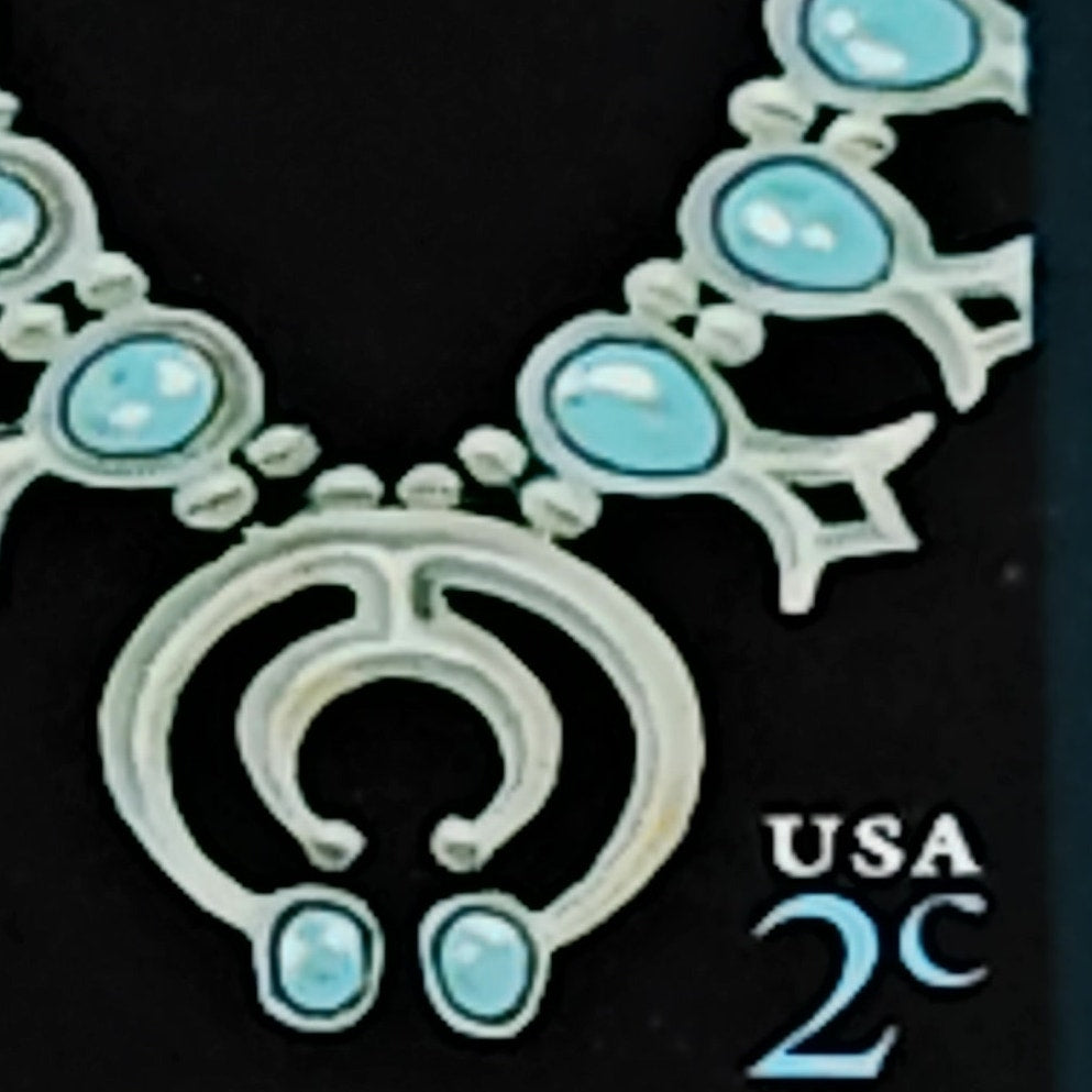 Navajo Jewelry 2c USA Self-Adhesive Stamp - Pre-Owned Collectible USPS