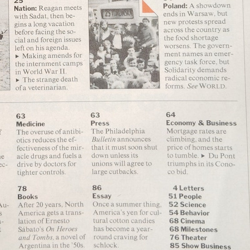 TIME Mag August 17, 1981 Winging It: Coping Without Controllers PATCO, N. Reagan
