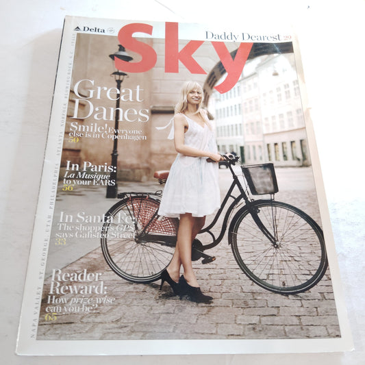Delta Sky In-Flight Magazine June 2006 - Travel Copenhagen Paris Santa Fe