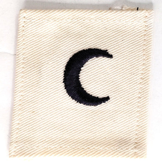 US Navy Stewards Branch Patch WWII Striker Mark 2‑1/4 × 2‑1/8 Sew‑On Embroidered