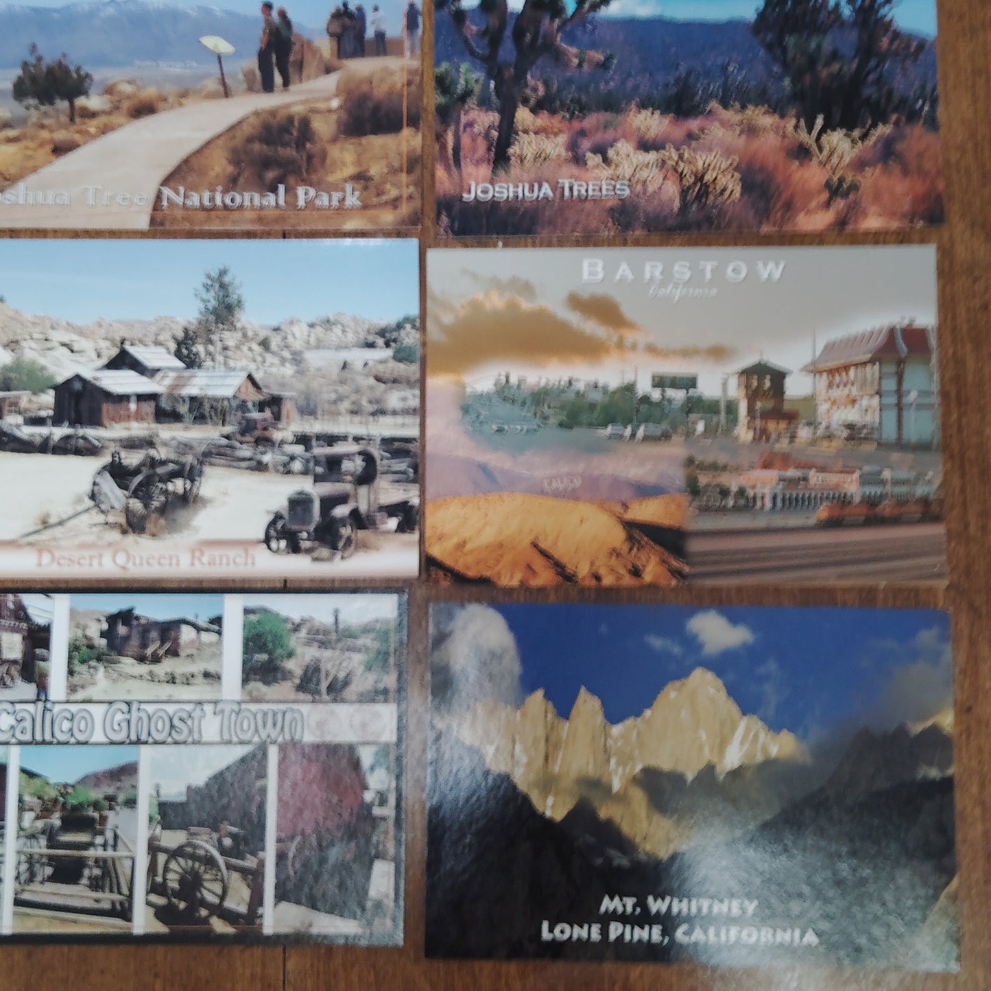 12 VTG California Desert Postcards: Joshua Tree, Palm Springs, Route 66 Ephemera