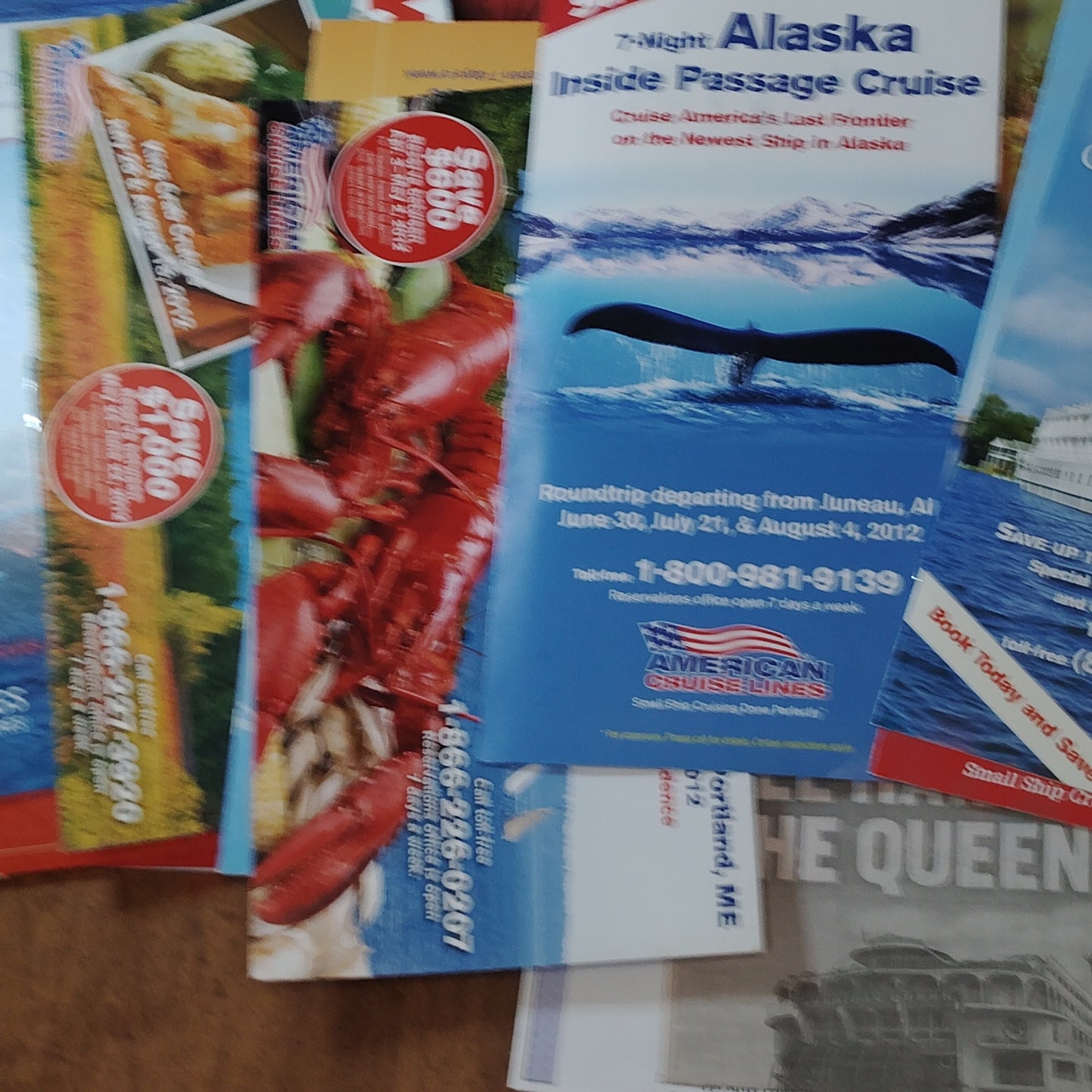 Vintage International Cruise Line Ephemera Collection - Brochures & Ads - 9 Lbs