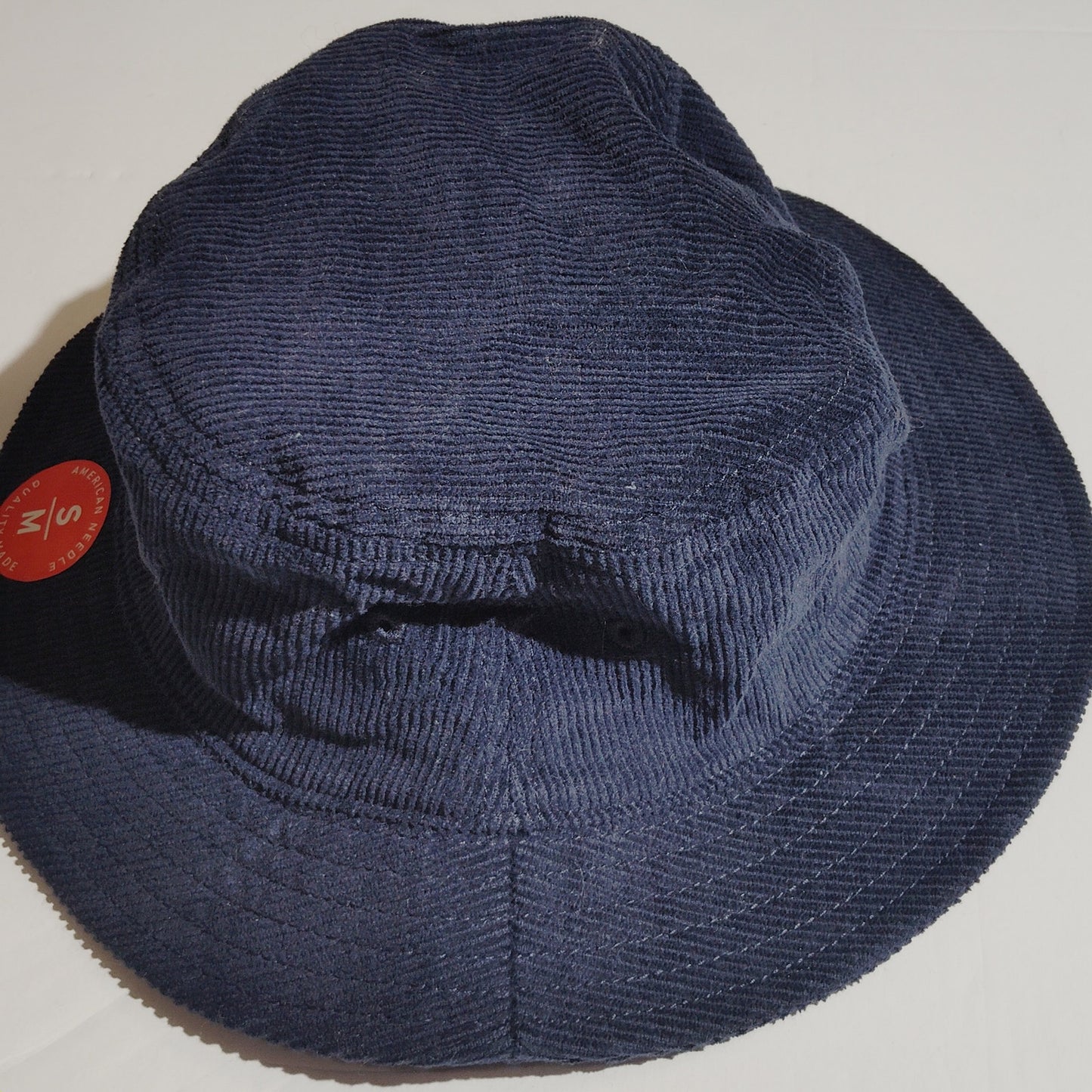 American Needle Corduroy Bucket Hat, Navy Blue, Size SM/MD, 80/20 Cotton/Poly