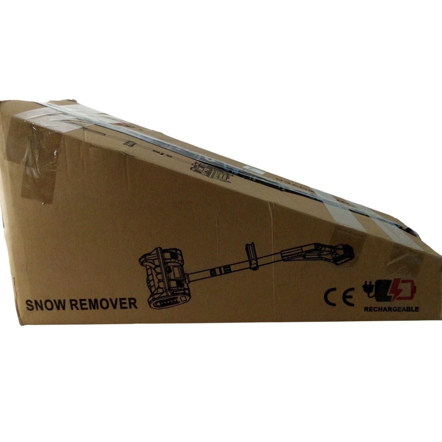 Cordless Snow Shovel 48V 600W with 2 Batteries – 12" Clearing Width