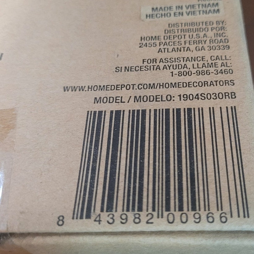 Oil-Rubbed Bronze Swirl Cage Finials (2 Sets of 2) Fits 1" Home Decorators Rods