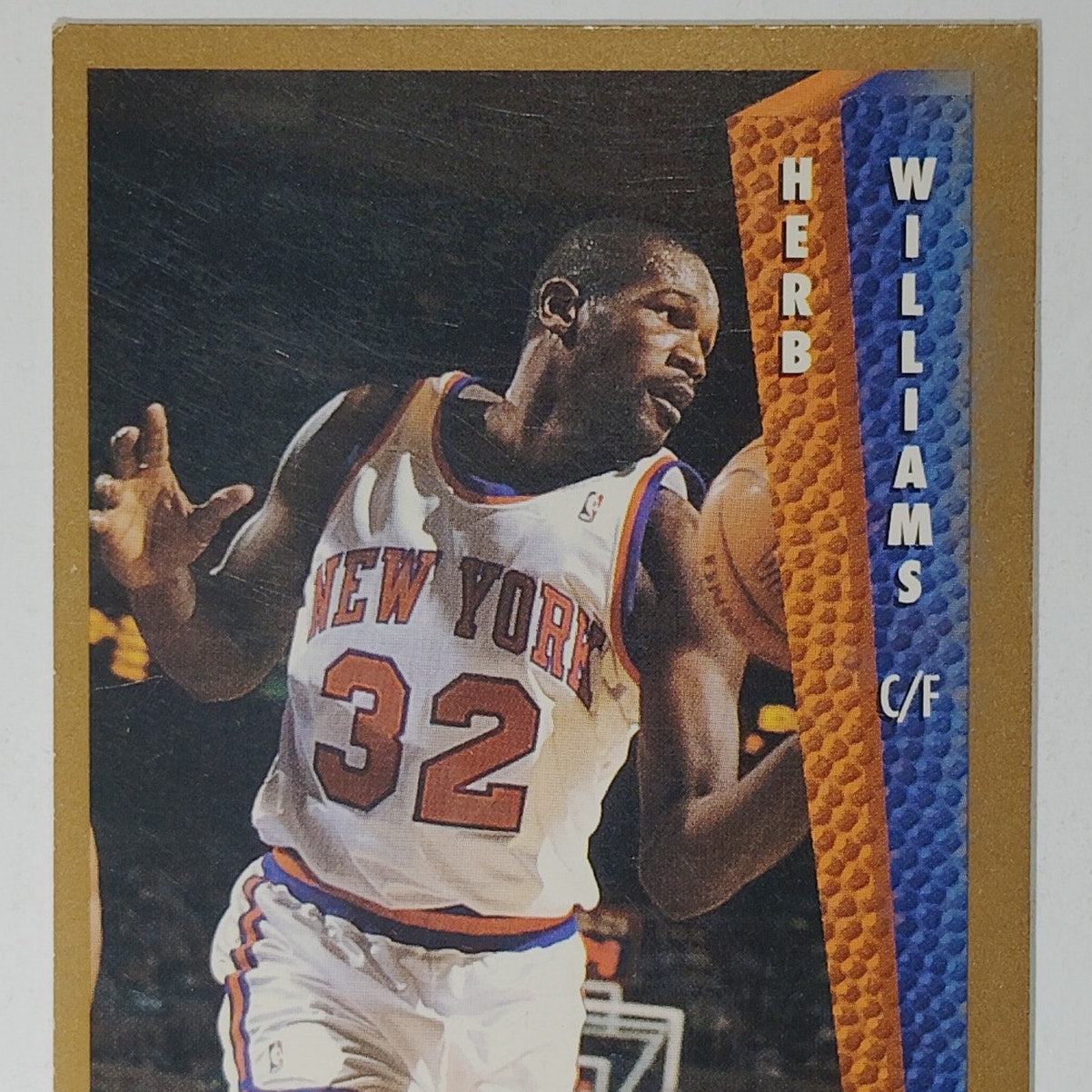 1992–93 Fleer Herb Williams #398 – New York Knicks – Center – VG/EX