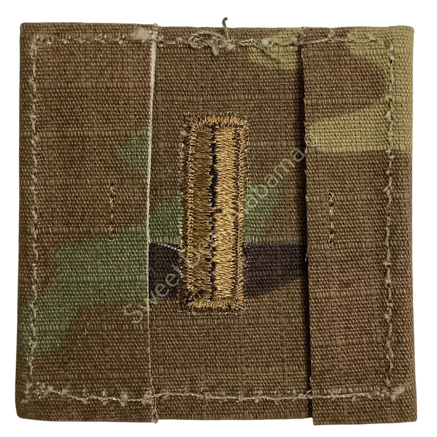 U.S. Army 2nd Lieutenant (O-1) OCP Rank Sew-On Insignia, Multi-Camo, 2" x 2"