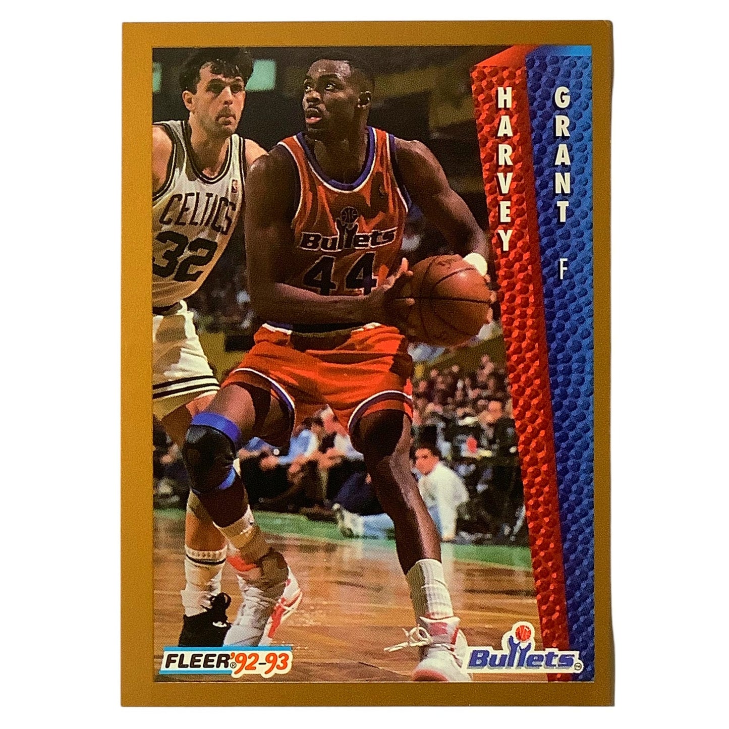 Harvey Grant (F), Card #233, Washington Bullets, 1992-93 Fleer NBA