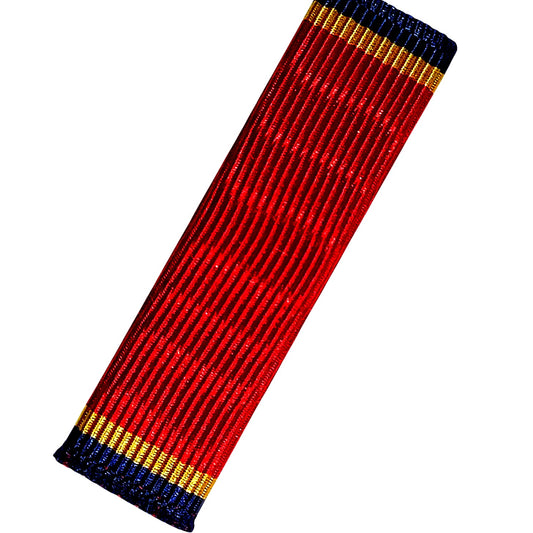 Navy Reserve Medal Ribbon, 1-3/8"L x 3/8"H, Only Awarded From 1938-1958