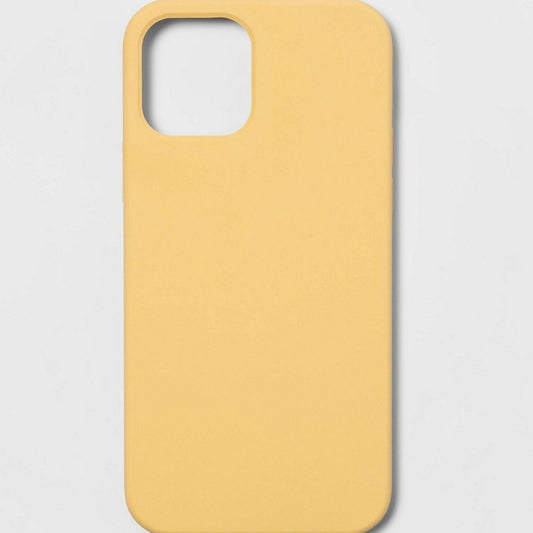iPhone 12 / iPhone 12 Pro Silicone Case – Heyday – Mist Yellow