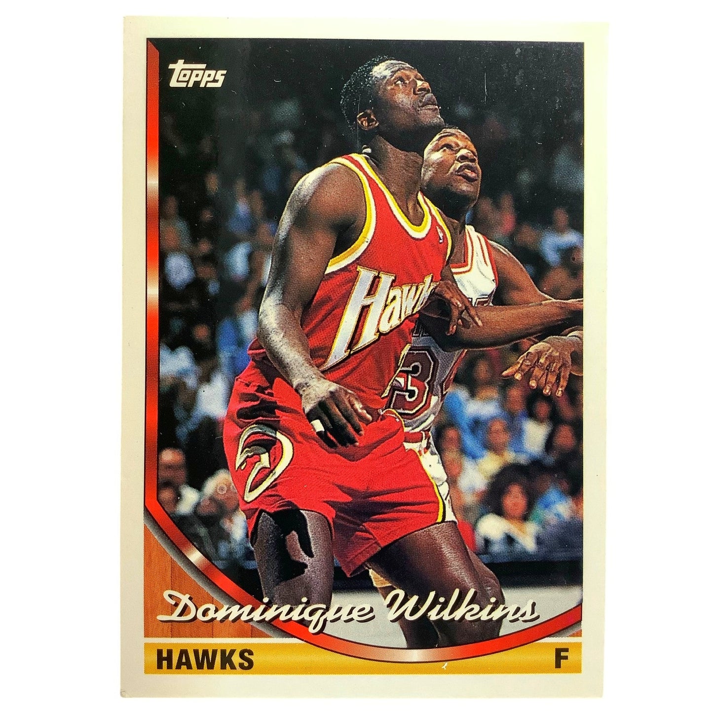 Dominique Wilkins, Atlanta Hawks, 1993 Topps Collector's Card 292, EXC