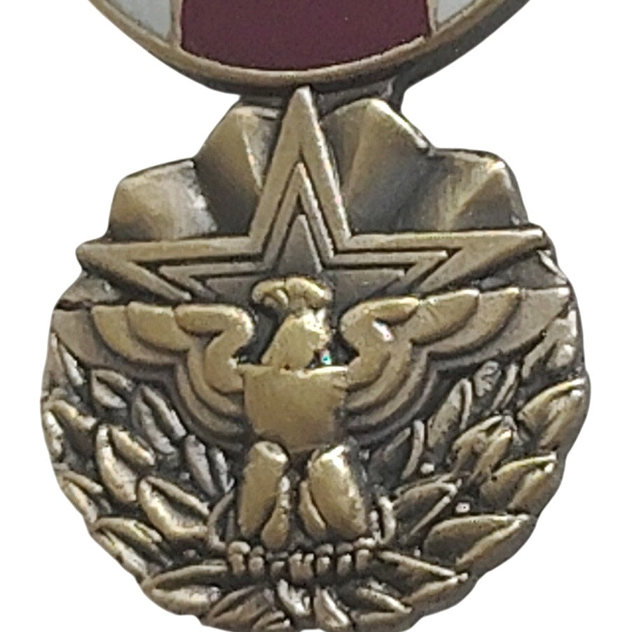 U.S. Meritorious Service Medal (MSM) Mini Novelty Hat, Lapel Pin 1‑1/8" × 3/4"