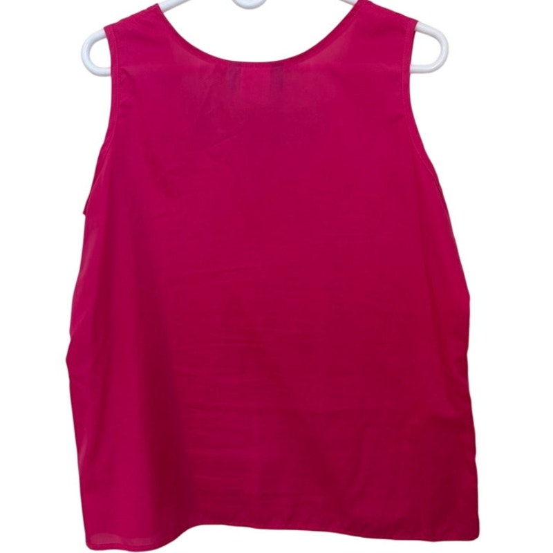 Willow Ridge Women's Pink Raspberry Lace Neck Tank Top Size Large