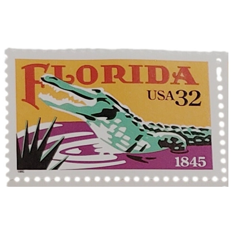 Block of 6 – 1995 USA 32¢ Florida Statehood MNH – Scott 2950