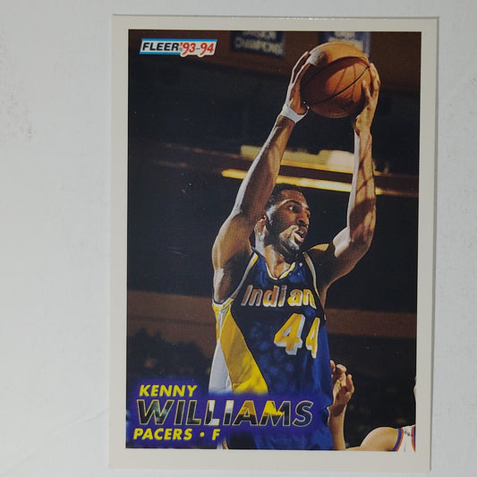 1993–94 Fleer Kenny Williams #303 – Indiana Pacers – Forward – VG/EX