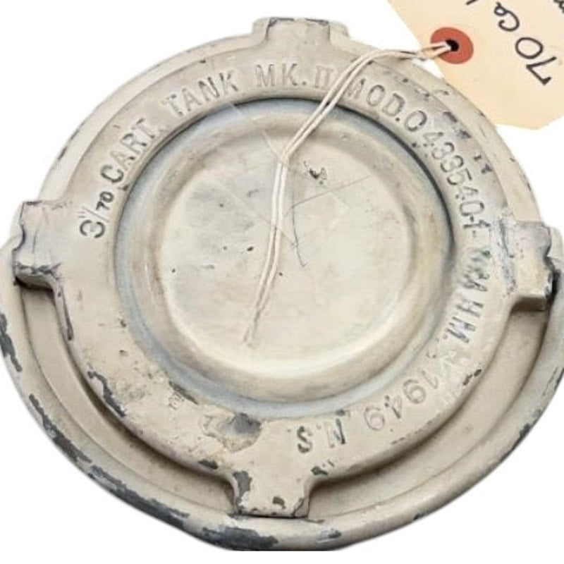Post WWII, 1949,  70 Caliber Inert Dummy Cartridge- Training, Cycling Purposes