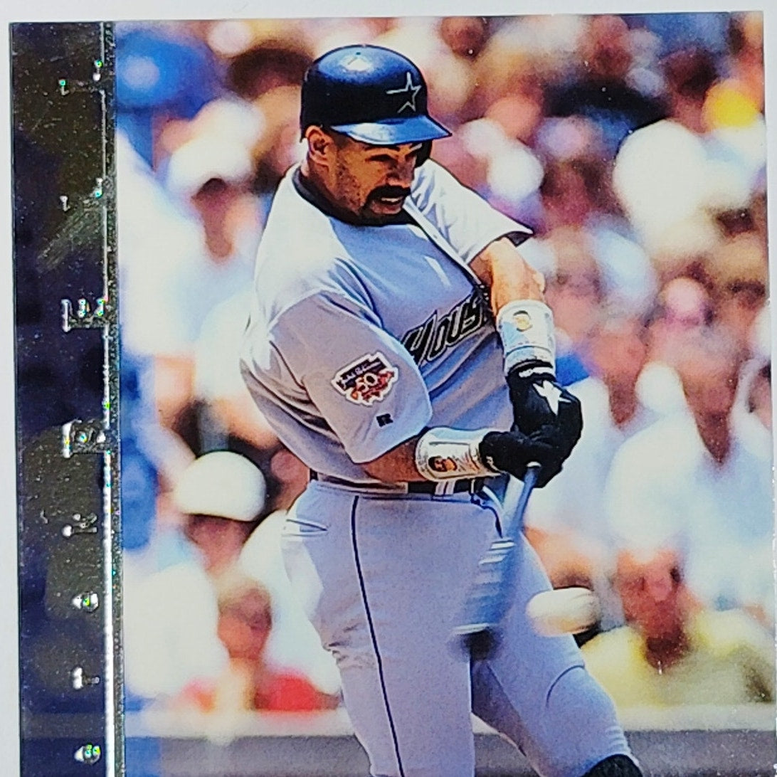1998 Upper Deck Derek Bell #386 Houston Astros Outfielder Power Swing - VG/EX