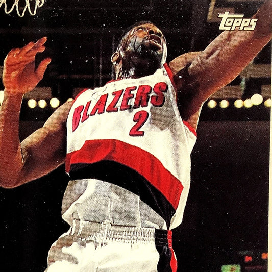 Mark Bryant, Portland Trail Blazers, 1993 Topps Collector's Card 189, EXC