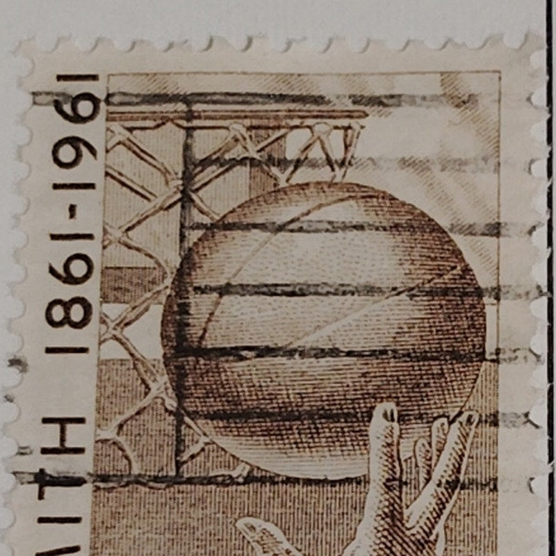 1961 Scott #1189 – 4¢ James Naismith / Basketball Centennial – Canceled