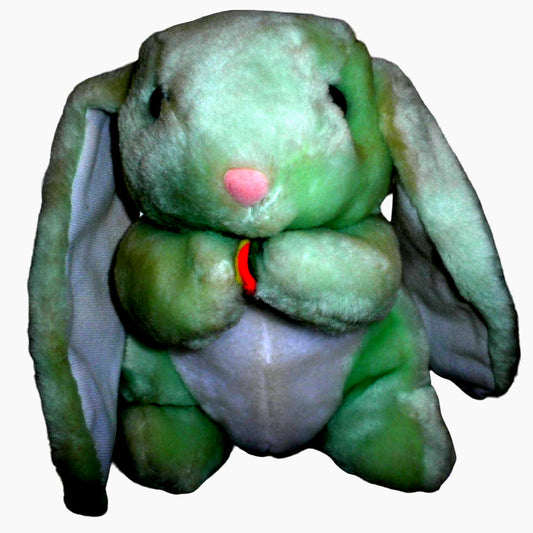 Vintage Play by Play Bunny Rabbit Plush 8.5" Stuffed Animal, Circa 1990's, Rare
