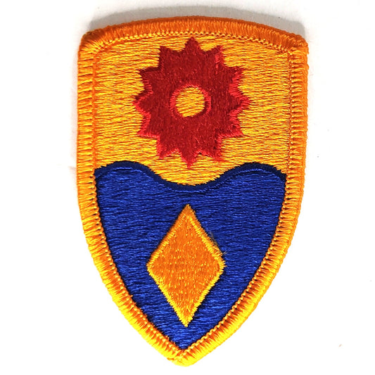 US Army 49th Military Police Brigade Novelty Patch 3" × 2" Sew‑On, Embroidered