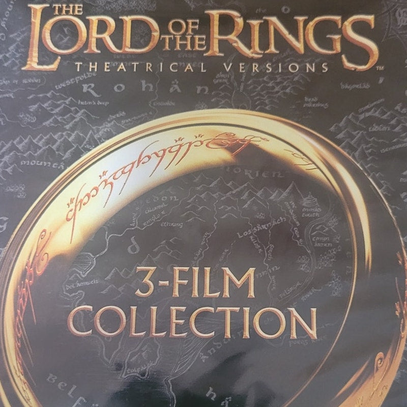 The Lord of the Rings DVD 3 Movies Fellowship Two Towers Return of the King