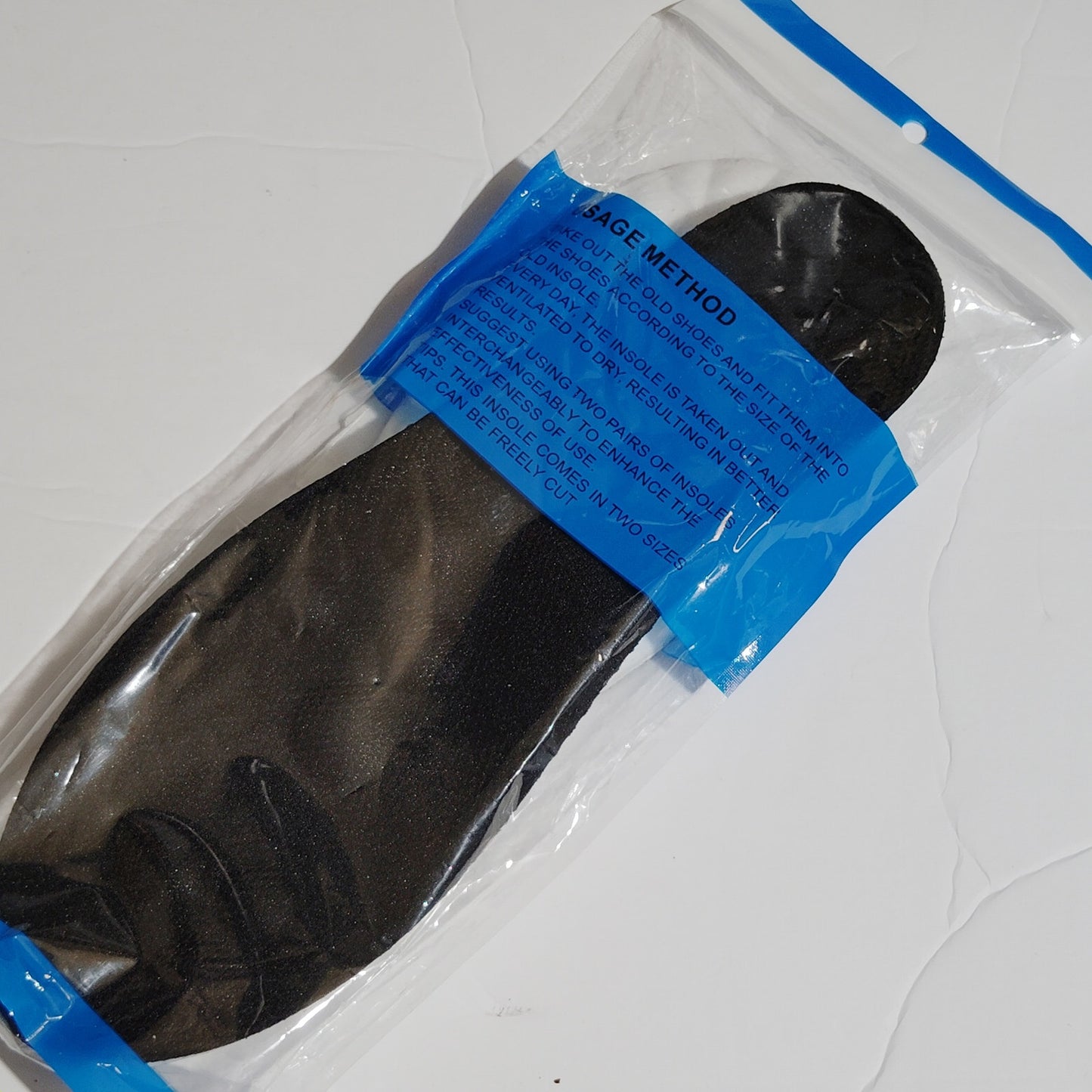 4D Cloud Insoles Memory Foam Arch Support Shock‑Absorbing L Men 11‑13 Black