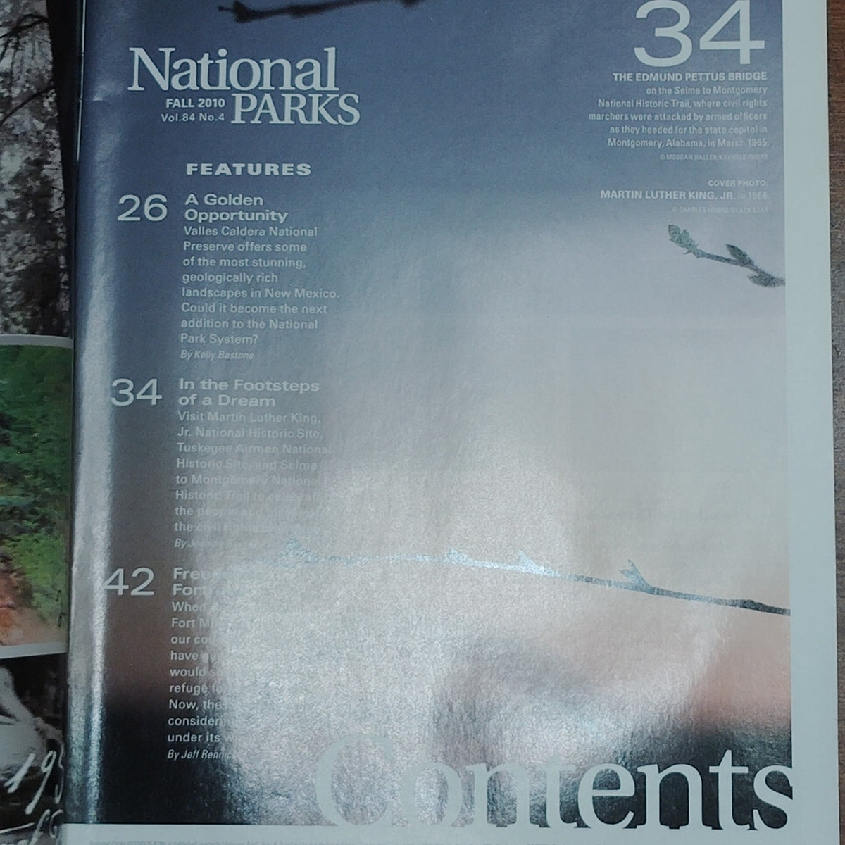 National Parks Magazine - Fall 2010 - Martin Luther King, Jr. Cover