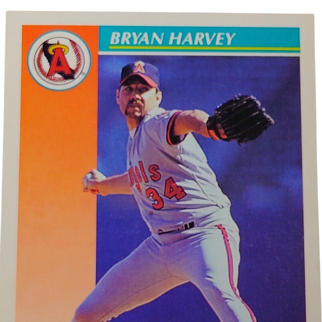 1992 Score Bryan Harvey #322 California Angels Relief Pitcher MLB Baseball NM