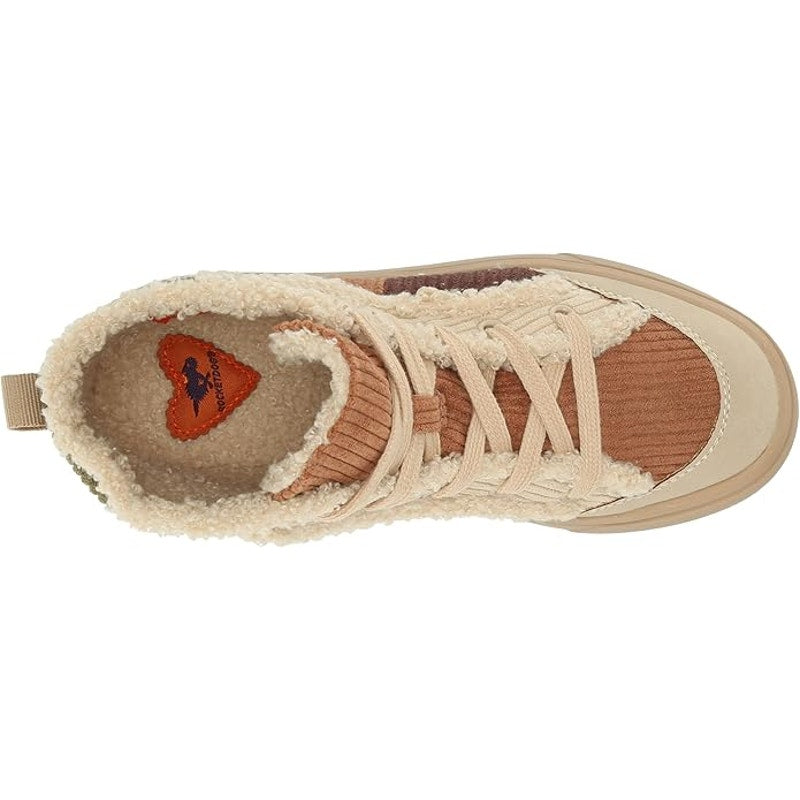 Rocket Dog Jr Flair Sneaker, Little Kid 1 Unisex, Patchwork Cotton Flatform