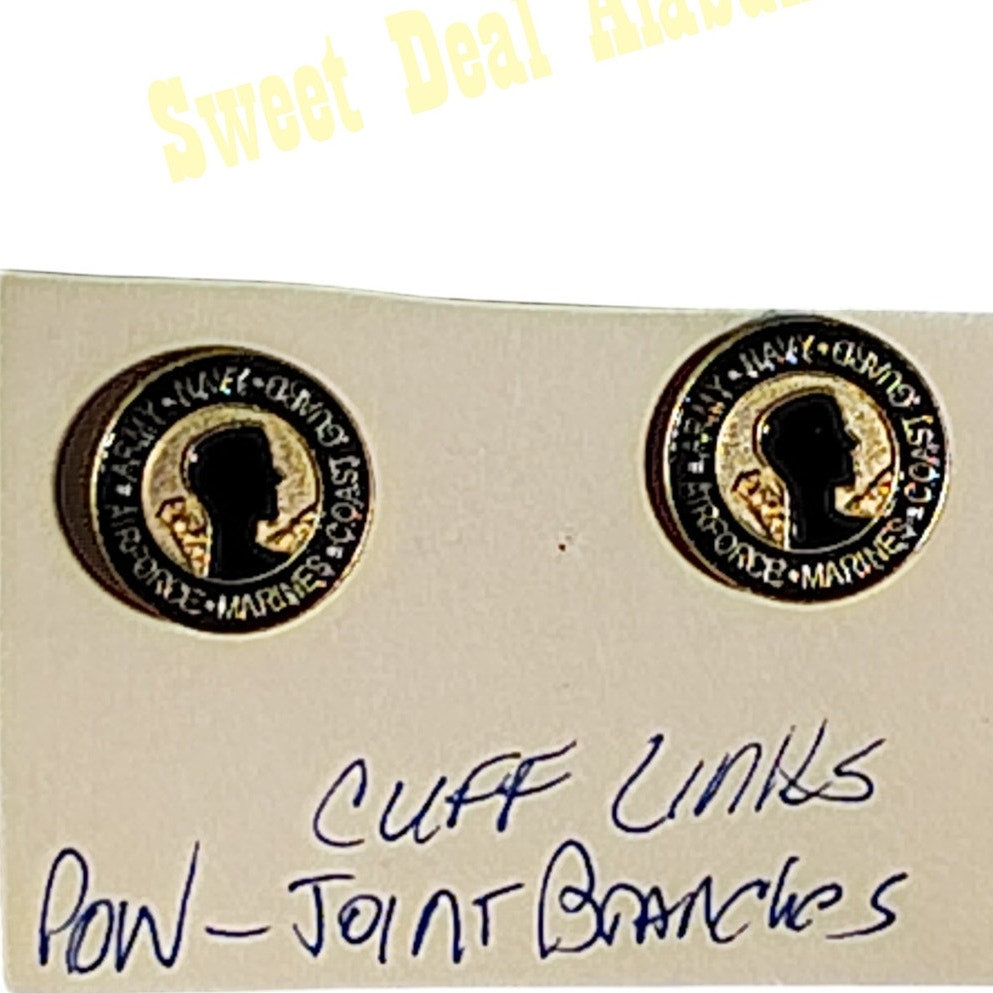 POW Joint Services/Branches Cufflinks, 3/4"D