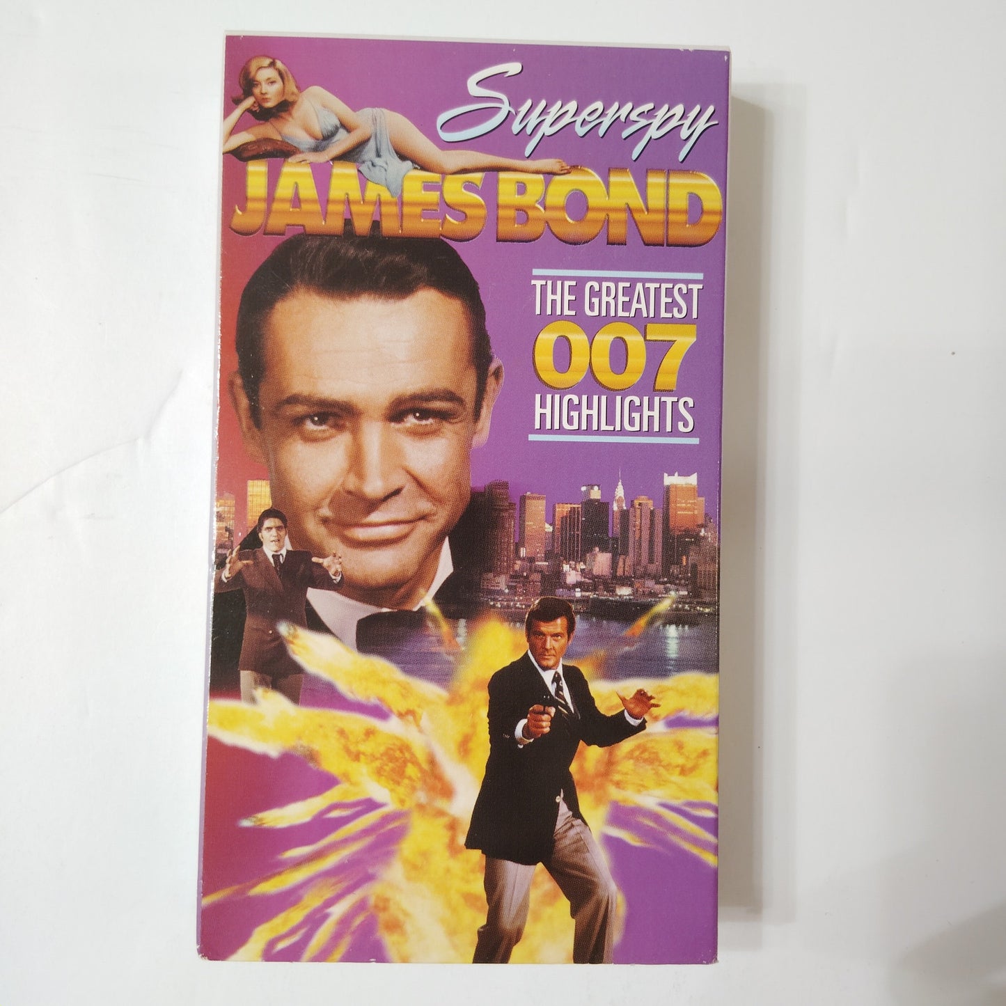Superspy James Bond The Greatest 007 Highlights VHS 1996 Unauthorized Biography