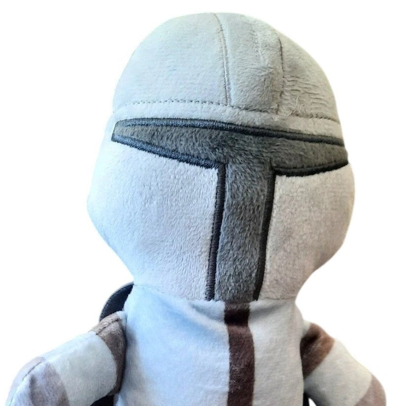 Fetch For Pets Star Wars Mandalorian Mando Bobo Plush Squeaky Dog Toy Large 12"