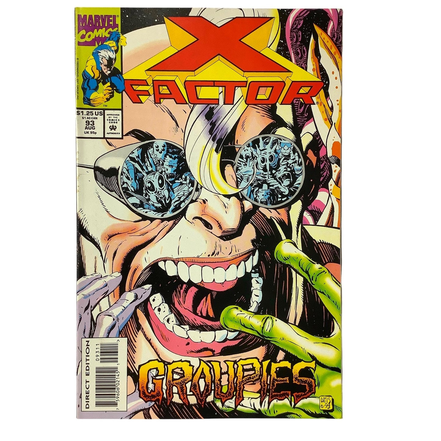 Marvel Comic's X-Factor #93, The Longest Day! Part 1 of 2, Aug 1993, NM 9.4