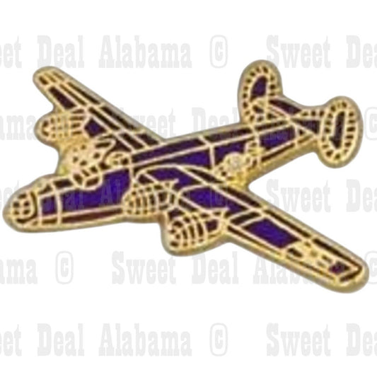 B-24 Liberator Airplane (Left Facing) Hat, Lapel Collectors Pin 1-1/8" x 7/8"