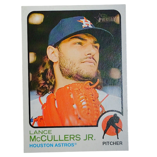 2022 Topps Heritage Lance McCullers Jr 171 Houston Astros Pitcher VG/EX