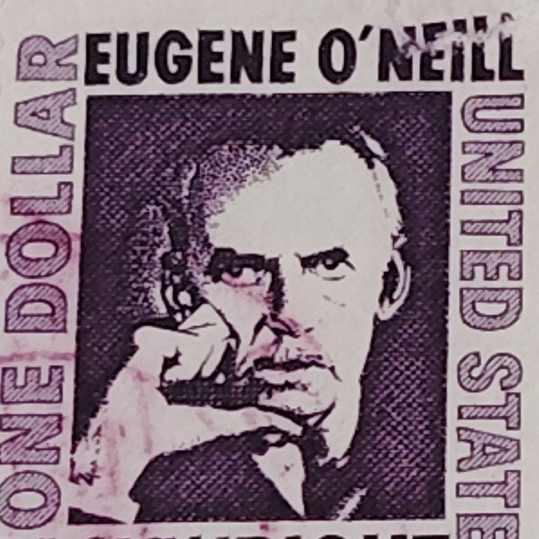 1967 $1 Eugene O’Neill Stamp – Prominent Americans Series – Scott #1294