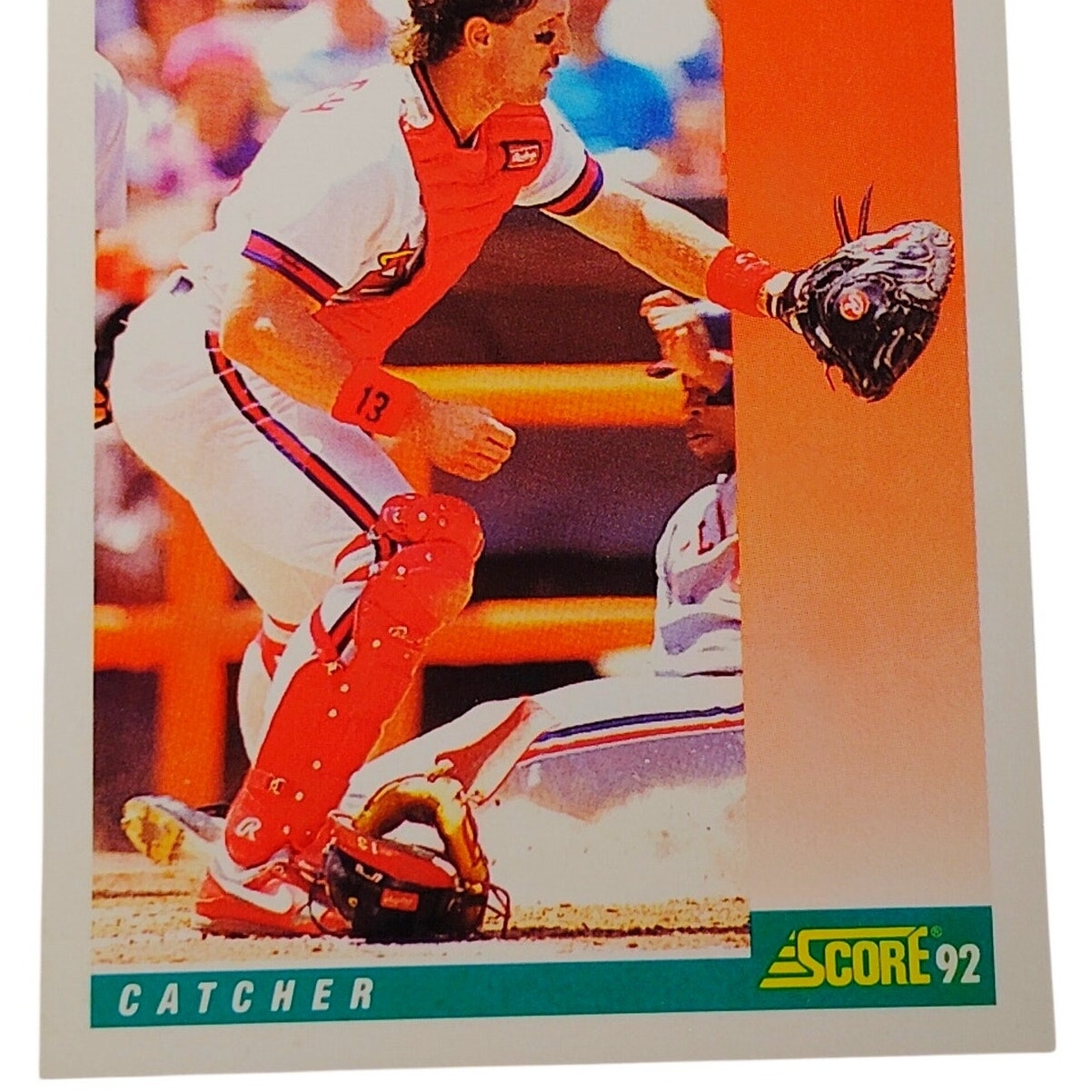 1992 Score Lance Parrish #298 California Angels Catcher MLB Baseball NM