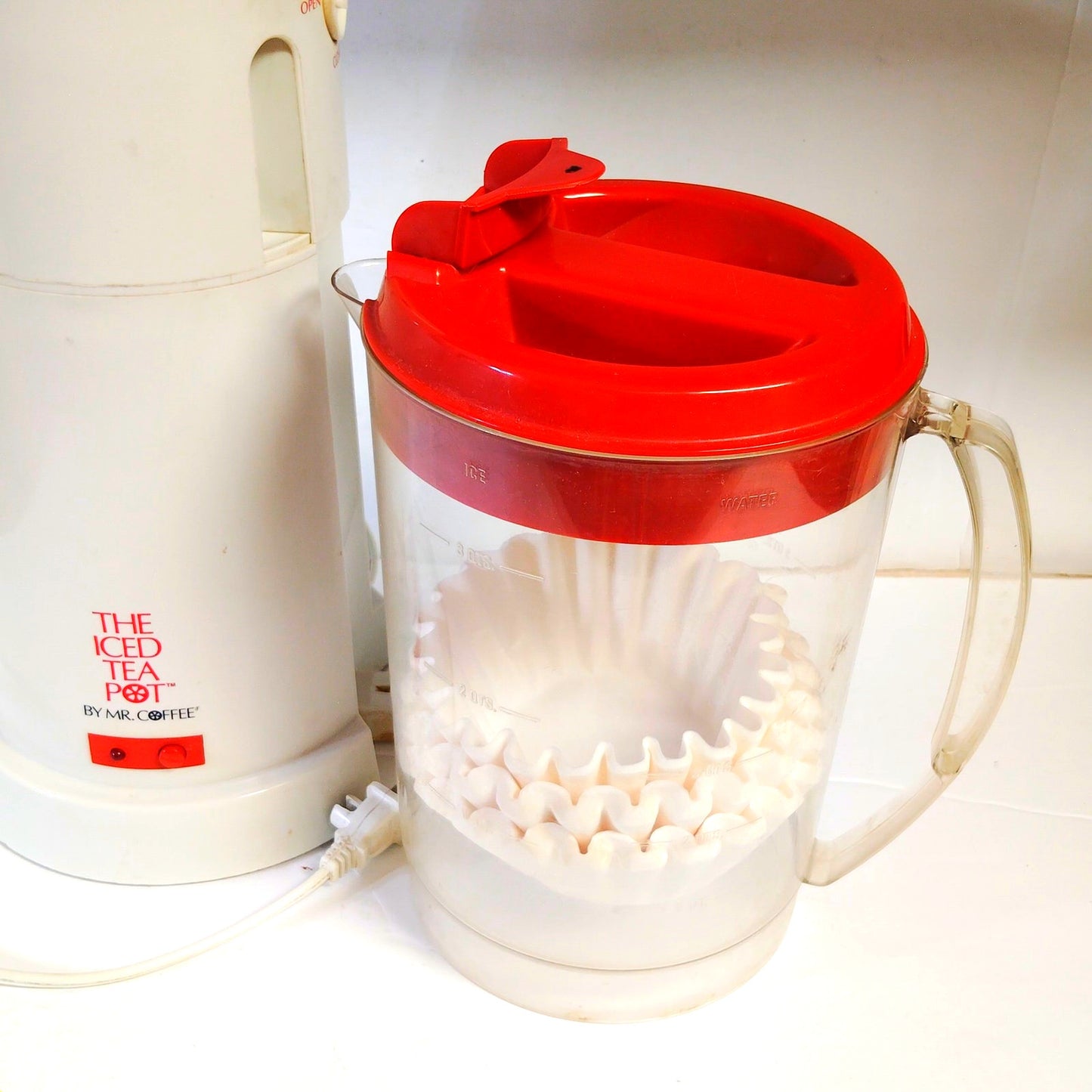 VTG Mr. Coffee TM3 Iced Tea Pot Maker 1990s With Original Pitcher & Parts