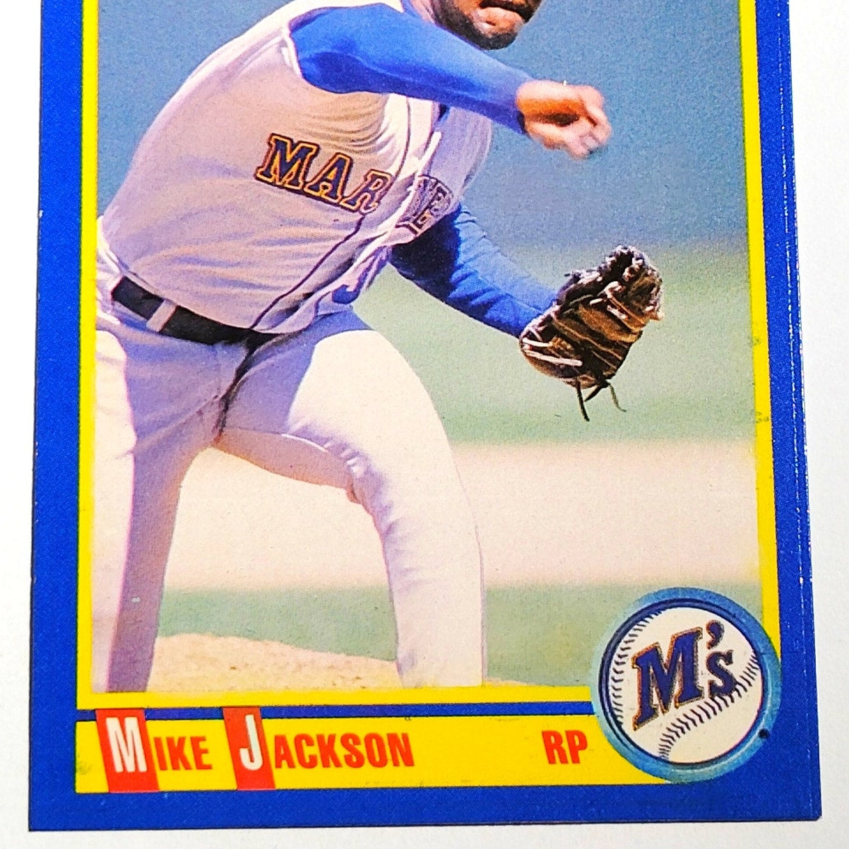 1990 Score Mike Jackson #546 Seattle Mariners Pitcher MLB Baseball EX