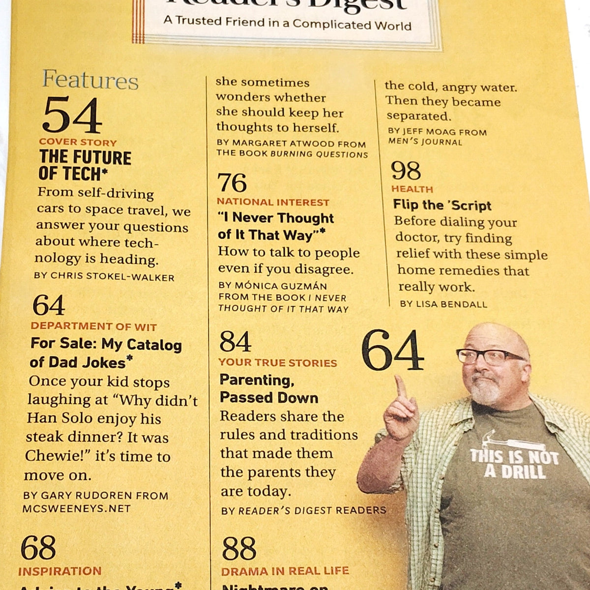 Reader's Digest June 2022 Back Issue - Future of Tech, Margaret Atwood