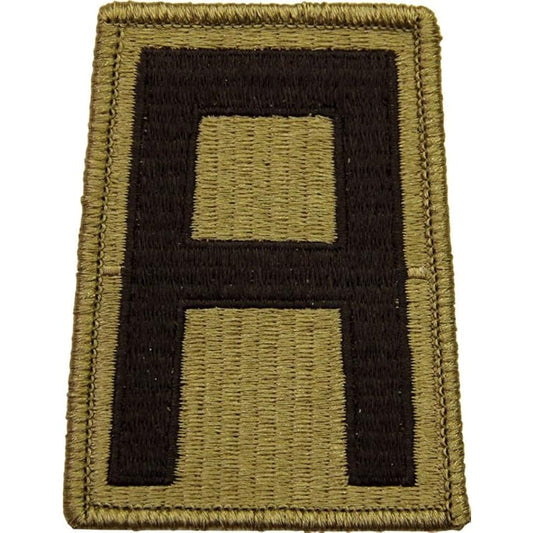 US Army First Army Patch Scorpion OCP Sew‑On 3‑3/8" × 2‑3/8"