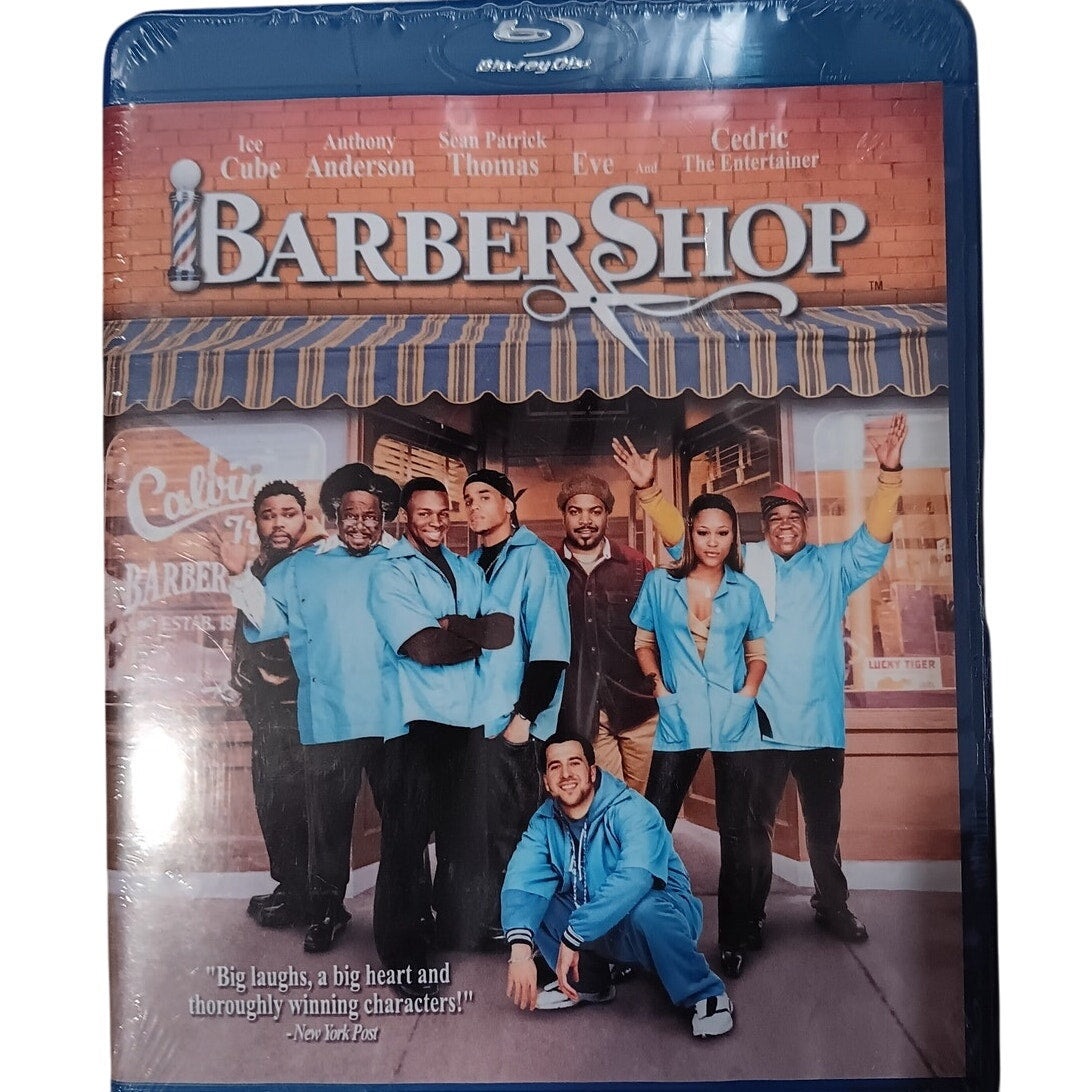 Barbershop - Blu-ray, 2002 Comedy, Ice Cube, Cedric the Entertainer, NIP