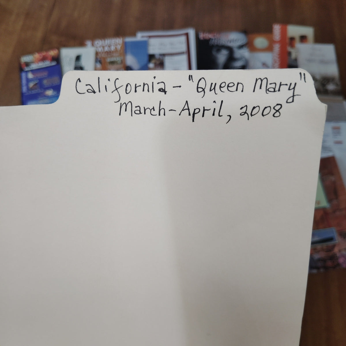 Queen Mary 2008 Cruise Ephemera Collection - Souvenirs & Promotional Materials